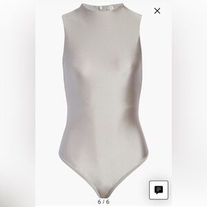 SKIMS Disco Sleeveless Mock Neck Bodysuit XL